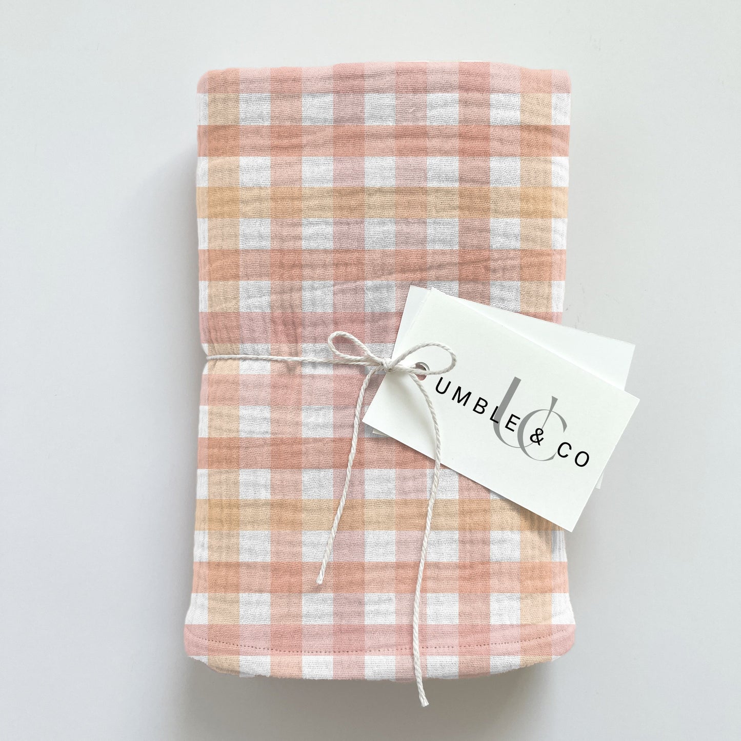 Sage & Peach Tartan